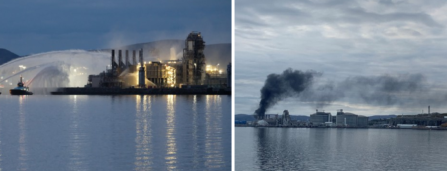 Пожар на заводе Hammerfest LNG локализован