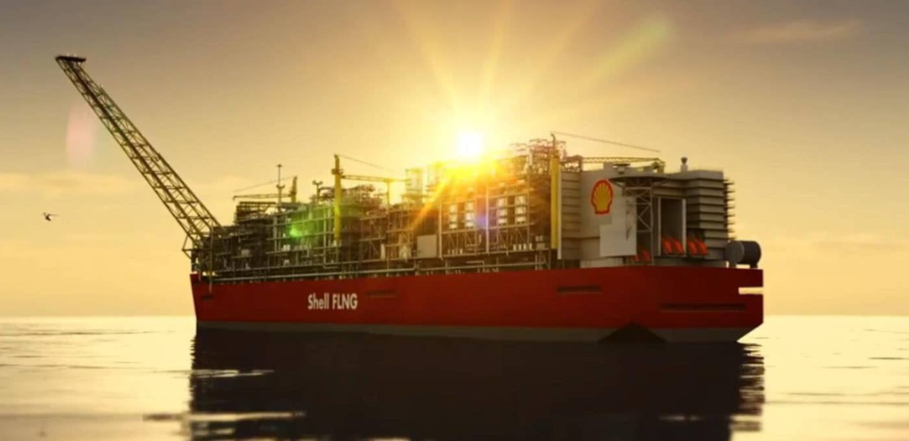 Shell FLNG sunset - Shell списывает огромные убытки по плавучему СПГ заводу Prelude