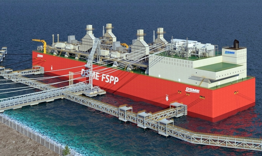 Daewoo Shipbuilding получила одобрение на плавучую ЭС и СПГ терминал