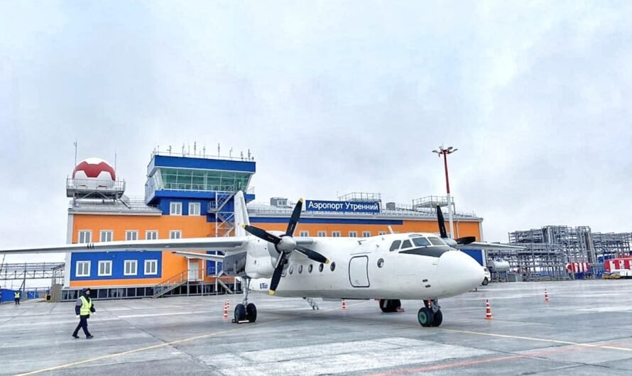 Арктик СПГ 2: Состоялся первый авиарейс в аэропорт «Утренний»