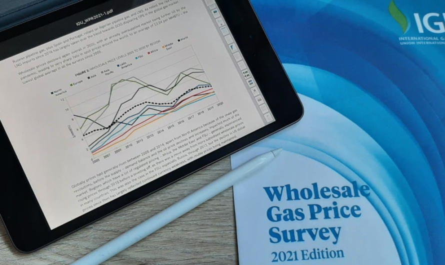  Международный газовый союз выпустил ежегодный обзор оптовых цен на газ 2021