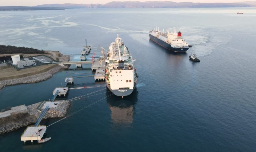 LNG Croatia за 9 месяцев отправила в сеть 1 000 000 000 кубометров газа
