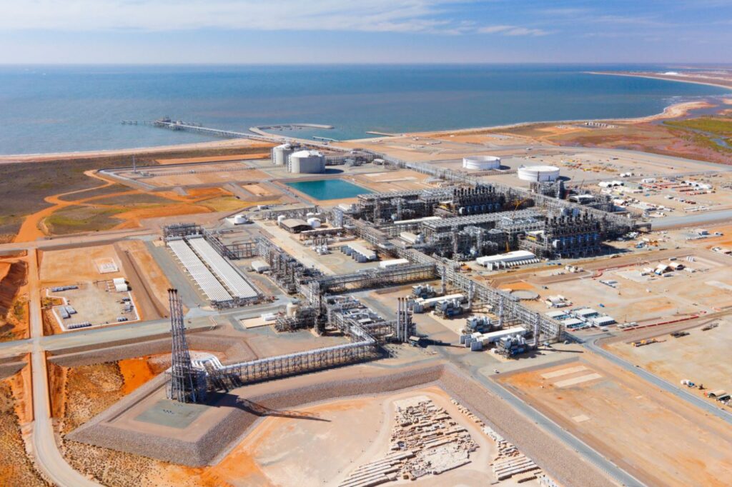 Wheatstone LNG airview - Chevron начнет техническое обслуживание на заводе СПГ Wheatstone LNG в сентябре