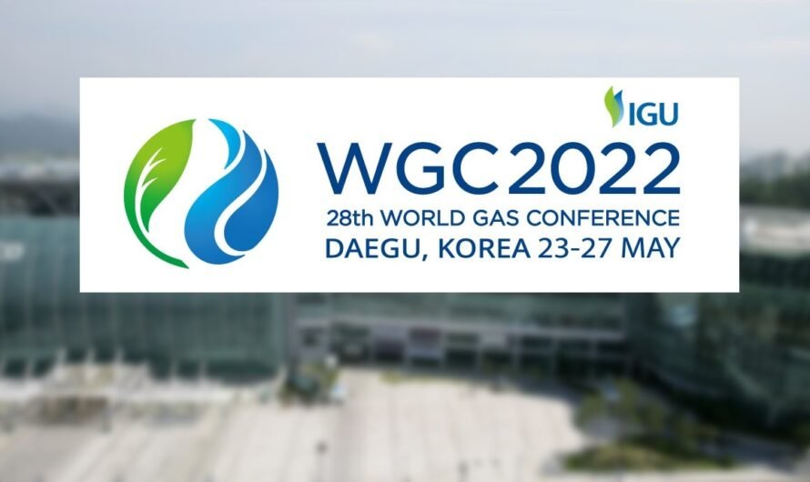  28-я Всемирная газовая конференция WGC 2022 состоится в мае 2022 года в Южной Корее