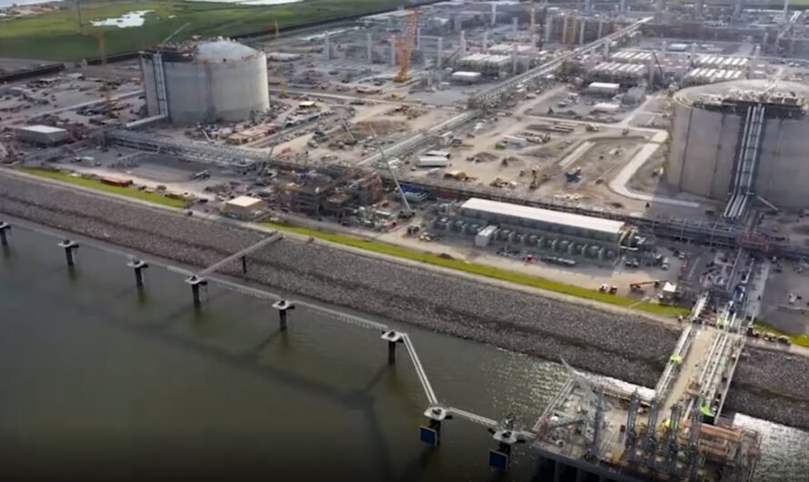 На заводе СПГ Calcasieu Pass LNG начато производство СПГ