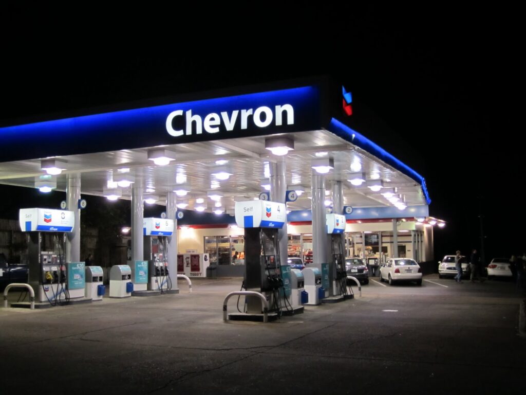 2022 02 24 Chevron gasoline - Chevron и Iwatani построят в Калифорнии 30 водородных АЗС