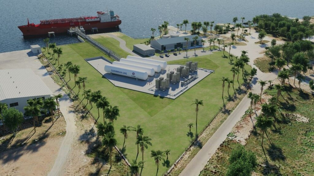 Caribbean LNG 3D - INOXCVA получила контракт от Caribbean LNG на строительство небольшого терминала СПГ на Антигуа