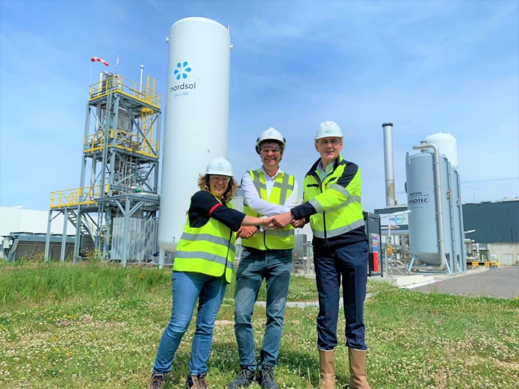 2022 05 30 Nordsol millionth kg of bio LNG - Первый голландский завод био-СПГ Nordsol  Amsterdam Westpoort отгрузил 1000 тонн