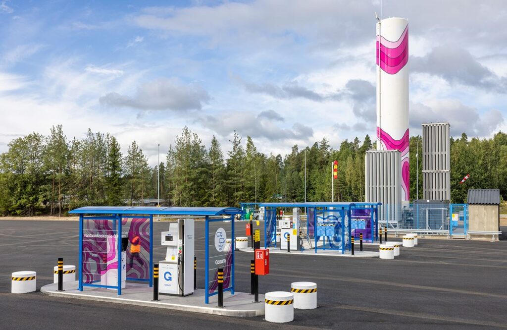 Vantaa filling station Google - Gasum запускает новую АЗС КПГ и СПГ в Вантаа