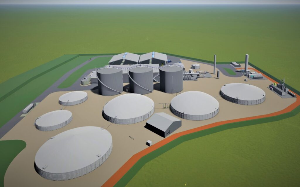 bio LNG plant Goten sketch Gasum - Gasum начинает проект завода по производству био-СПГ в Готене