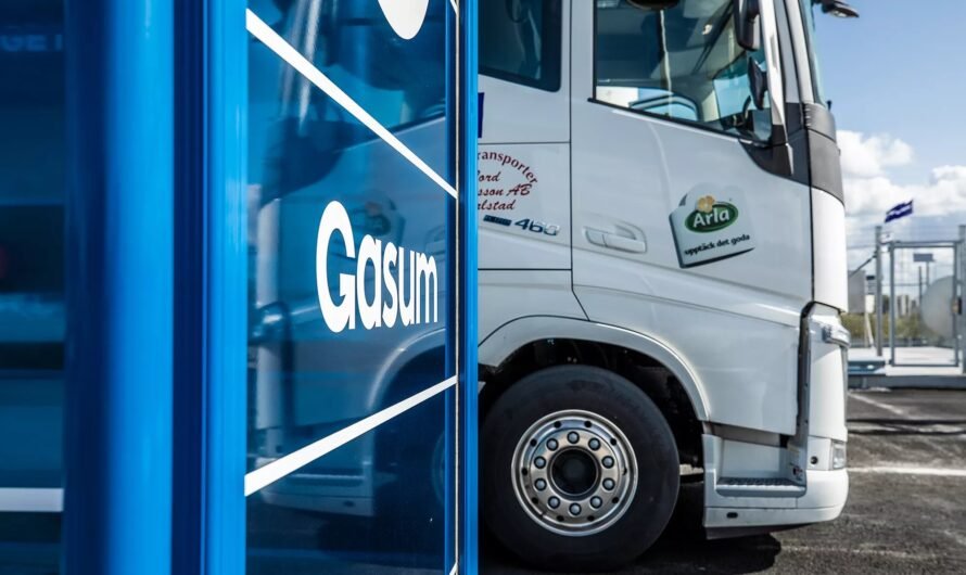 Gasum открывает новую газозаправочную станцию в Векшё, Швеция