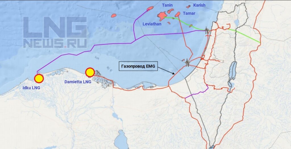 2023 10 10 Israel Egypt LNG ru - Как события в Газе повлияют на экспорт СПГ из Египта