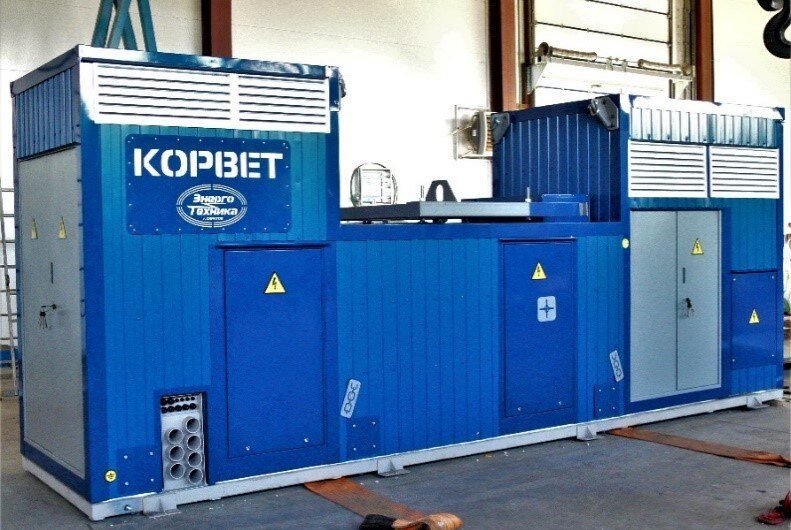 ООО «Энерготехника» поставило ГТЭС КОРВЕТ-1,0 для КСПГ в Верхней Салде