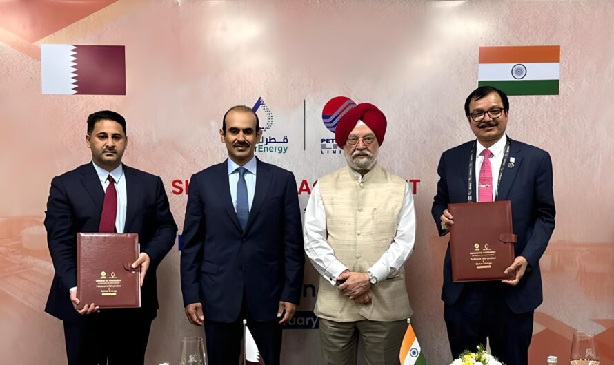 QatarEnergy, Petronet подписали 20-летнее соглашение о поставках 7,5 Мт/год СПГ в Индию