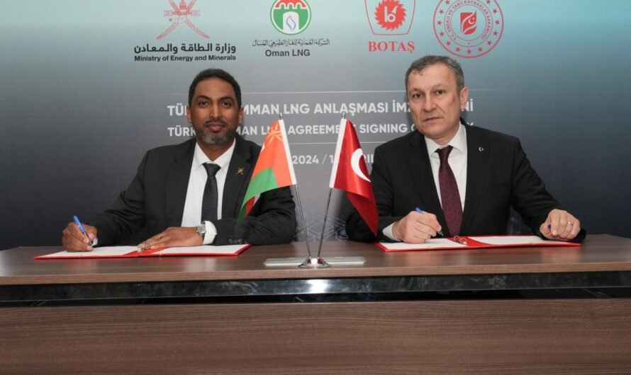 Oman LNG и BOTAŞ подписали соглашение о поставках СПГ в объёме 1Мт/год сроком на 10 лет