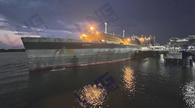 Qogir at Plaquemines 2024 08 26 VG LNGnewsRU - Venture Global принял первый танкер СПГ на новом заводе Plaquemines LNG