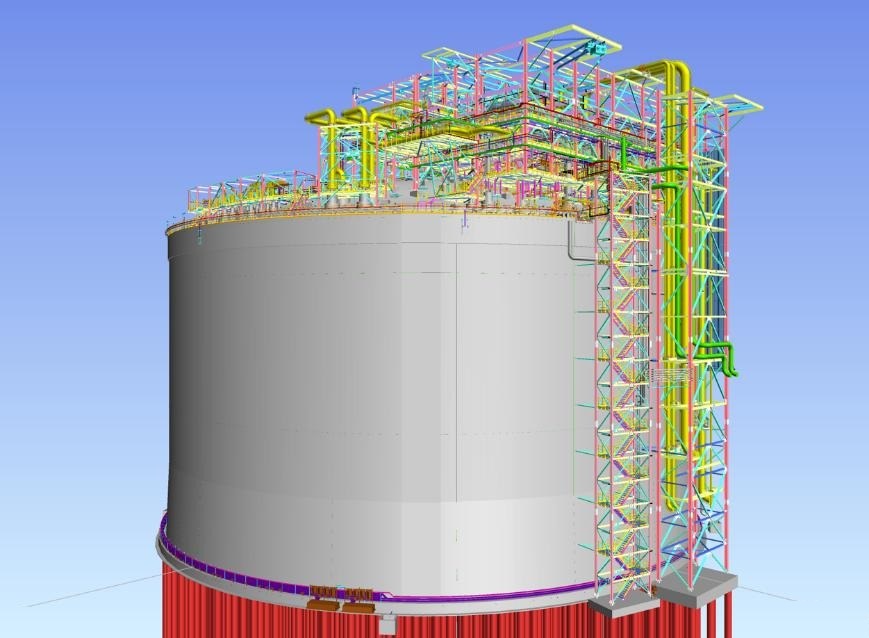Ge Gas Engineering Ust Luga 3D - ГЕ Газ Инжиниринг: российские решения для хранения сжиженных газов в новых реалиях