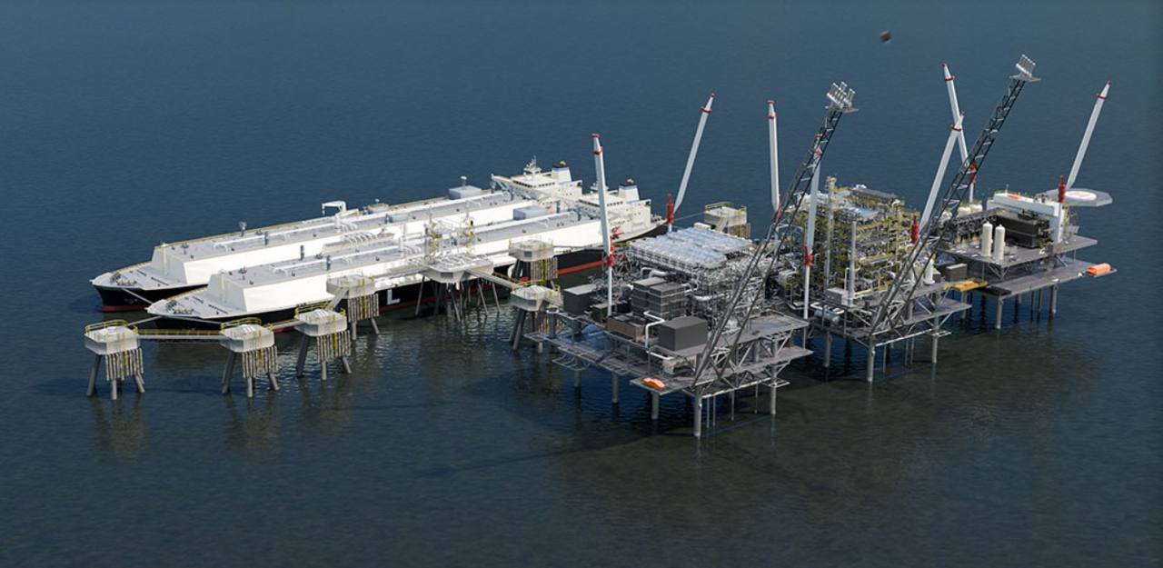 ST LNG 3d - ST LNG - новый перспективный плавучий завод СПГ в США